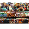 Winston Chesterfield Patchwork 3 Seater Sofa - Leopard at online8 furniture store Auckland
