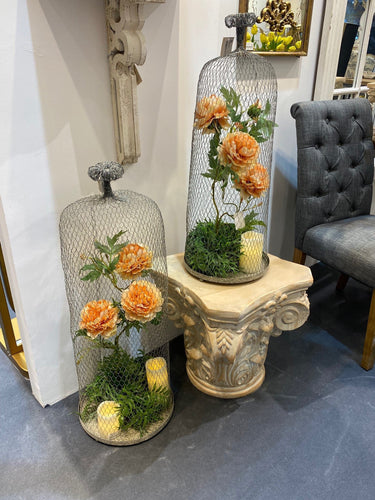 Wire Cloche Set of 2 at online8 furniture store Auckland