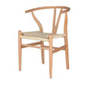 Wishbone Dining Chair - Natural at online8 furniture store Auckland