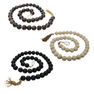 Wood Bead Garland 150 cm at Online8 Furniture Auckland NZ