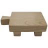 Wood Rectanglular Mini Pedestal at online8 furniture store Auckland