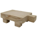 Wood Rectanglular Mini Pedestal at online8 furniture store Auckland