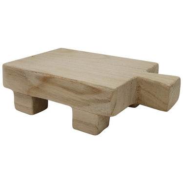 Wood Rectanglular Mini Pedestal at online8 furniture store Auckland
