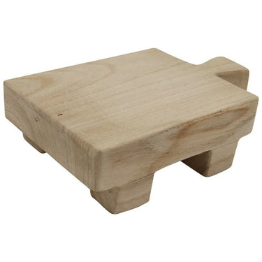 Wood Rectanglular Mini Pedestal at online8 furniture store Auckland