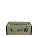 Wooden Box vintage Set of 3 at online8 furniture store Auckland