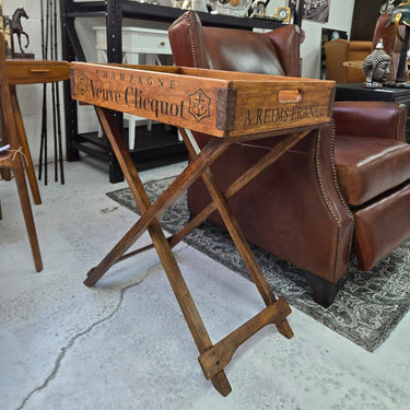 Wooden Butler Tray Table - Large at online8 furniture store Auckland