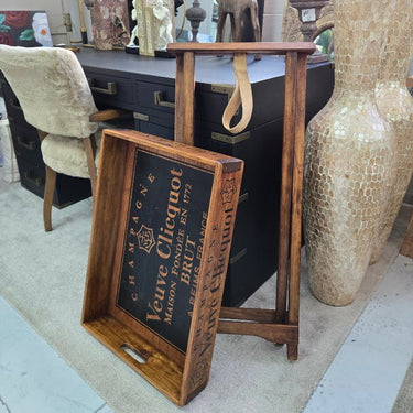 Wooden Butler Tray Table - Large at online8 furniture store Auckland