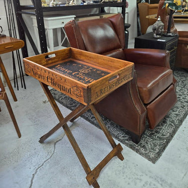 Wooden Butler Tray Table - Large at online8 furniture store Auckland