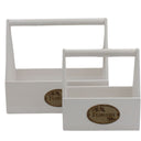 Wooden Flower Boxes with Handles Set/2 at online8 furniture store Auckland