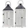 Wooden Lantern Set/2 at online8 furniture store Auckland