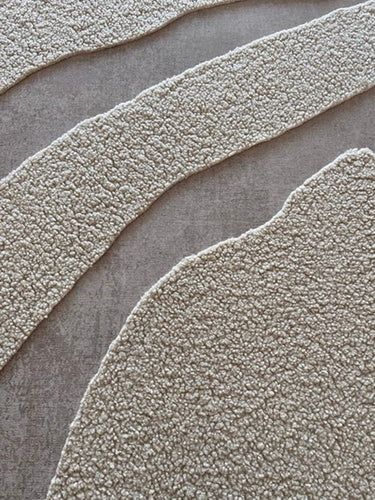 Wool Textured Framed Canvas Wall Art at online8 furniture store Auckland