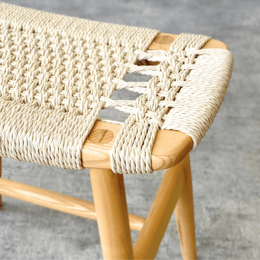 Woven Rope Stool at online8 furniture store Auckland
