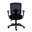 Wrangler Mid Back Black Chair at online8 furniture store Auckland