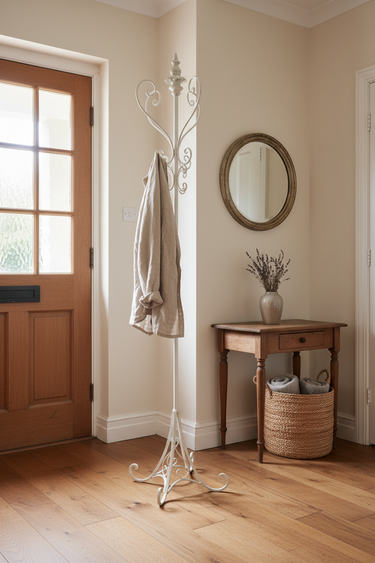 Wrought Iron Coat Stand