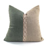 Yacht Cushion Cover - Mint/Natural at online8 furniture store Auckland