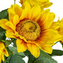 Yellow Sunflower Stems 9 Heads at online8 furniture store Auckland