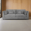 York 3-Seater Upholstered Sofa - Moss at online8 furniture store Auckland