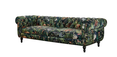 Yorkshire Chesterfield 3 Seater Sofa - Forest Green at online8 furniture store Auckland