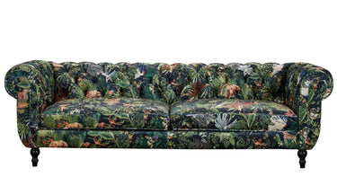 Yorkshire Chesterfield 3 Seater Sofa - Forest Green at online8 furniture store Auckland