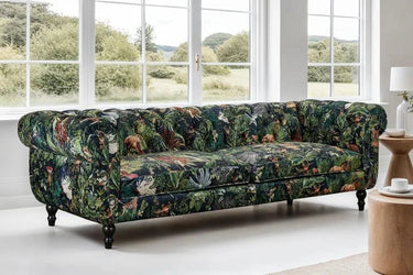 Yorkshire Chesterfield 3 Seater Sofa - Forest Green at online8 furniture store Auckland