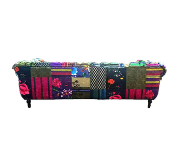 Yorkshire Chesterfield Patchwork 3 Seater Sofa at online8 furniture store Auckland