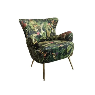 Yorkshire Patchwork Armchair - Forest Green at online8 furniture store Auckland