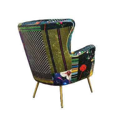 Yorkshire Patchwork Armchair - Pink/Multi at online8 furniture store Auckland