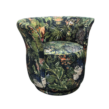 Yorkshire Patchwork Tub Swivel Chair at online8 furniture store Auckland