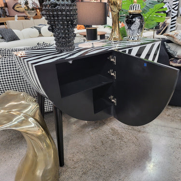 Zebra Hand Painted Two Door Sideboard at online8 furniture store Auckland