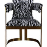 Zebra Print Accent Chair at online8 furniture store Auckland