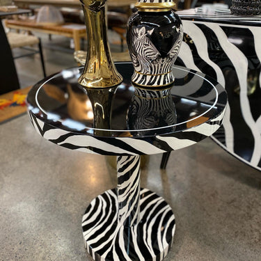Zebra Side Table at online8 furniture store Auckland