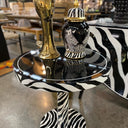 Zebra Temple Jar 38cm at online8 furniture store Auckland