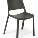 Zero Italian Dining Chair - Charcoal at online8 furniture store Auckland