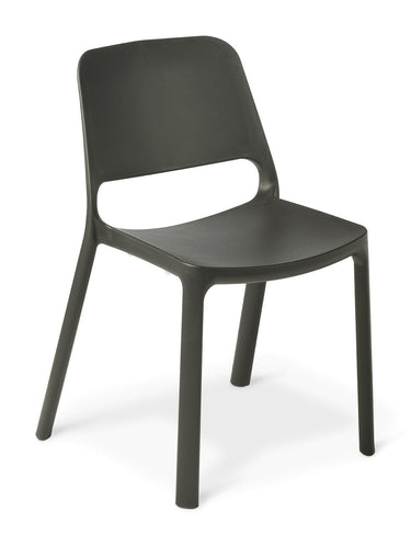 Zero Italian Dining Chair - Charcoal at online8 furniture store Auckland