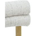 Zia Linen & Oak Dining Chair - Grey Fleck at online8 furniture store Auckland