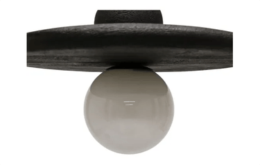 Zina Wooden Pendant Light - Black Sandblast at online8 furniture store Auckland