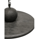 Zina Wooden Pendant Light - Black Sandblast at online8 furniture store Auckland