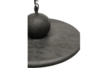 Zina Wooden Pendant Light - Black Sandblast at online8 furniture store Auckland