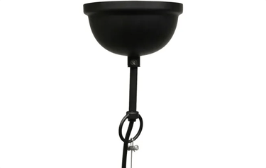 Zina Wooden Pendant Light - Black Sandblast at online8 furniture store Auckland