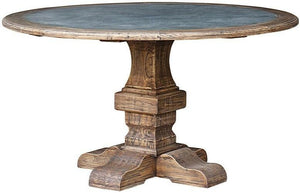 Reclaimed Elm Round Table