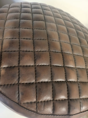 Leather Ottoman/Stool