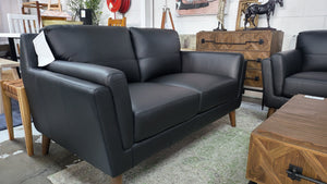 Taledo 2 Seat Leather Sofa