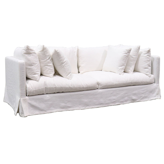 Long Island Sofa White Linen Online8