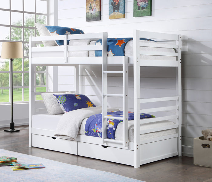Harriet Bunk Bed with Two Bottom Drawers