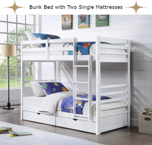 Harriet Bunk Bed with Two Single Mattress
