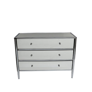 Mirror Commode - Polished Nickel