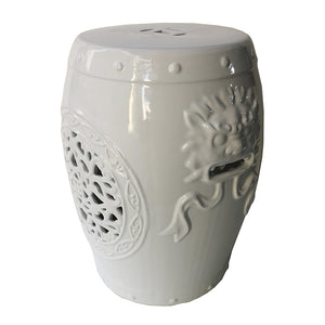 Ceramic Stool Dragon 18″