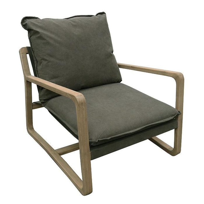 Acer Lounge Chair - Army Green
