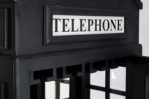 Telephone Booth Bar Black