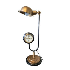 Table Lamp with Clock